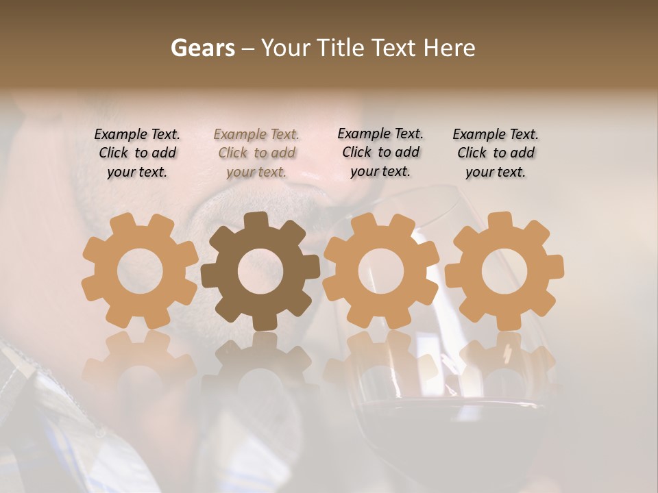 Alcohol Red Wine France PowerPoint Template