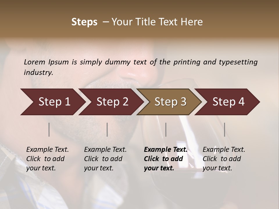 Alcohol Red Wine France PowerPoint Template