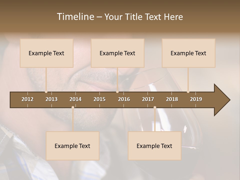 Alcohol Red Wine France PowerPoint Template