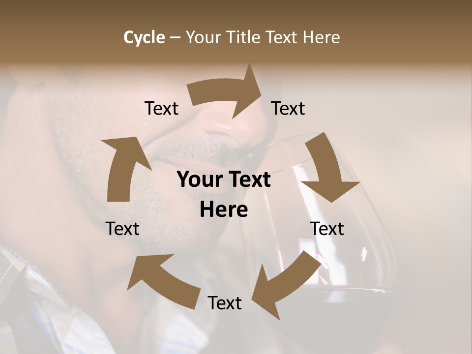 Alcohol Red Wine France PowerPoint Template