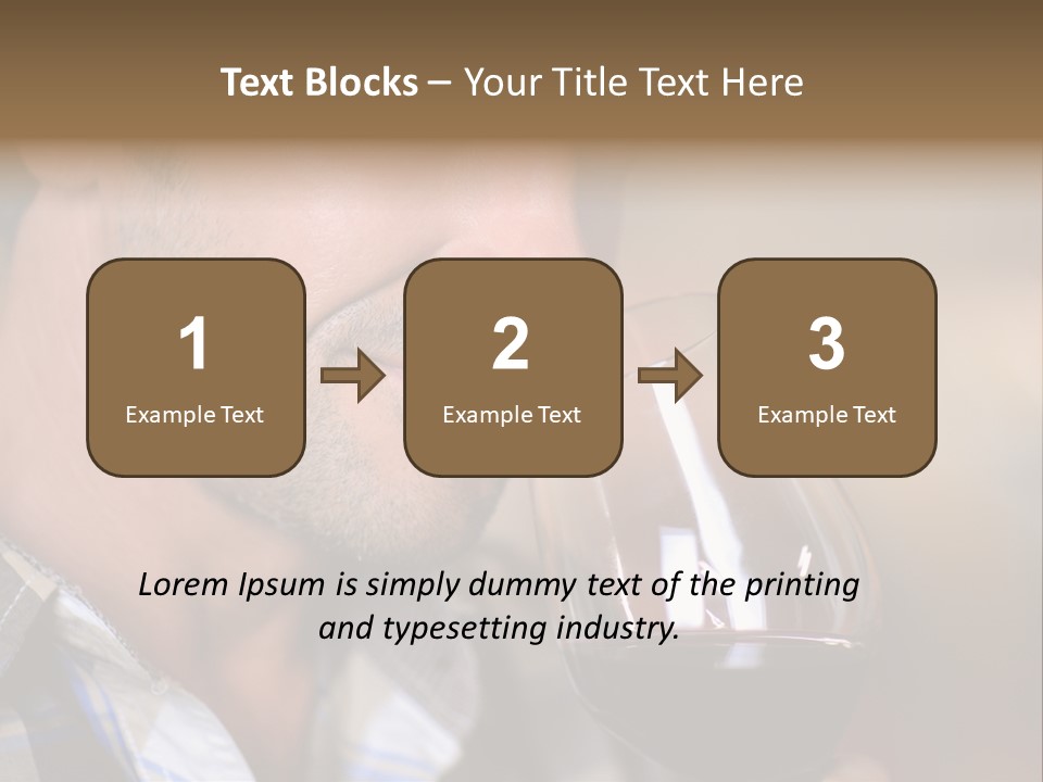 Alcohol Red Wine France PowerPoint Template