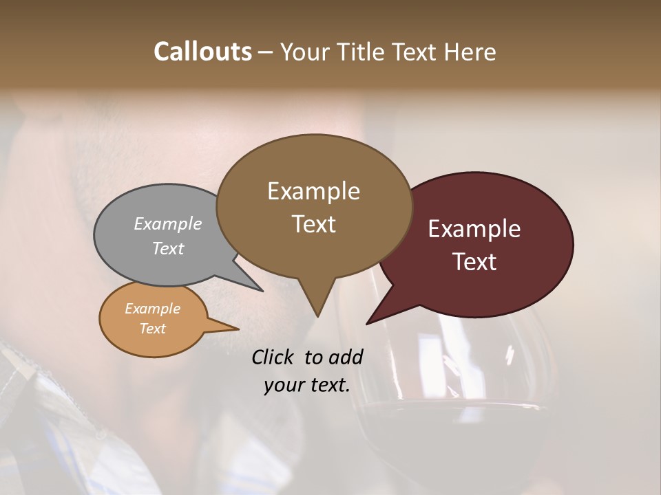 Alcohol Red Wine France PowerPoint Template