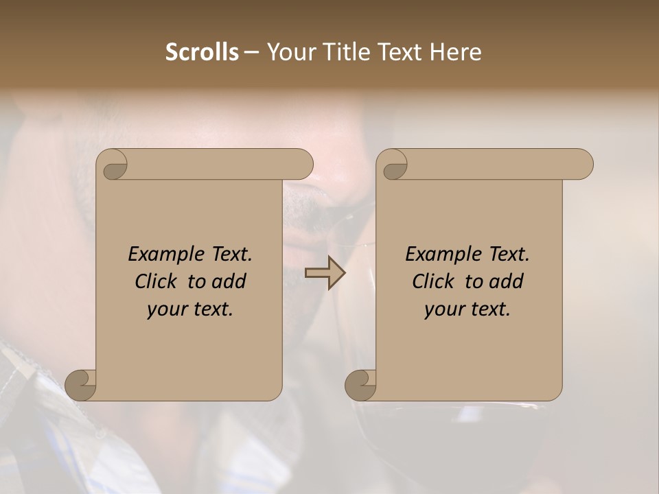 Alcohol Red Wine France PowerPoint Template