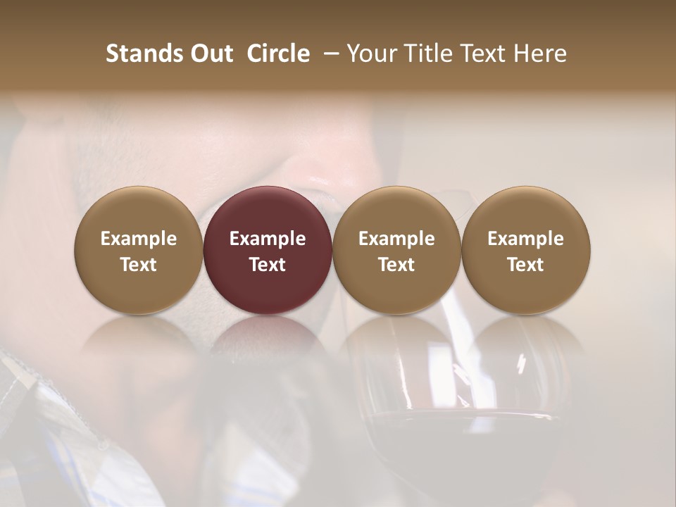 Alcohol Red Wine France PowerPoint Template