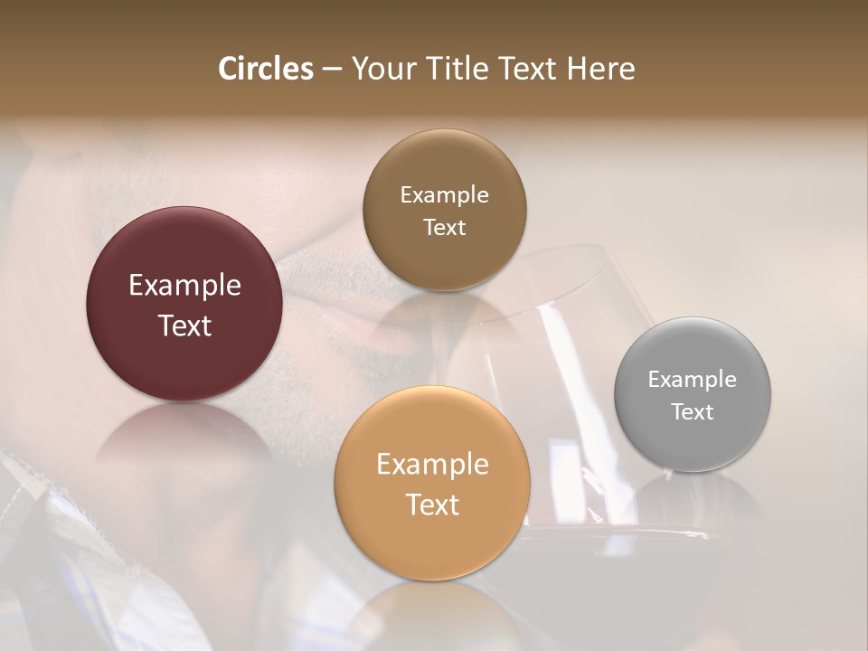 Alcohol Red Wine France PowerPoint Template