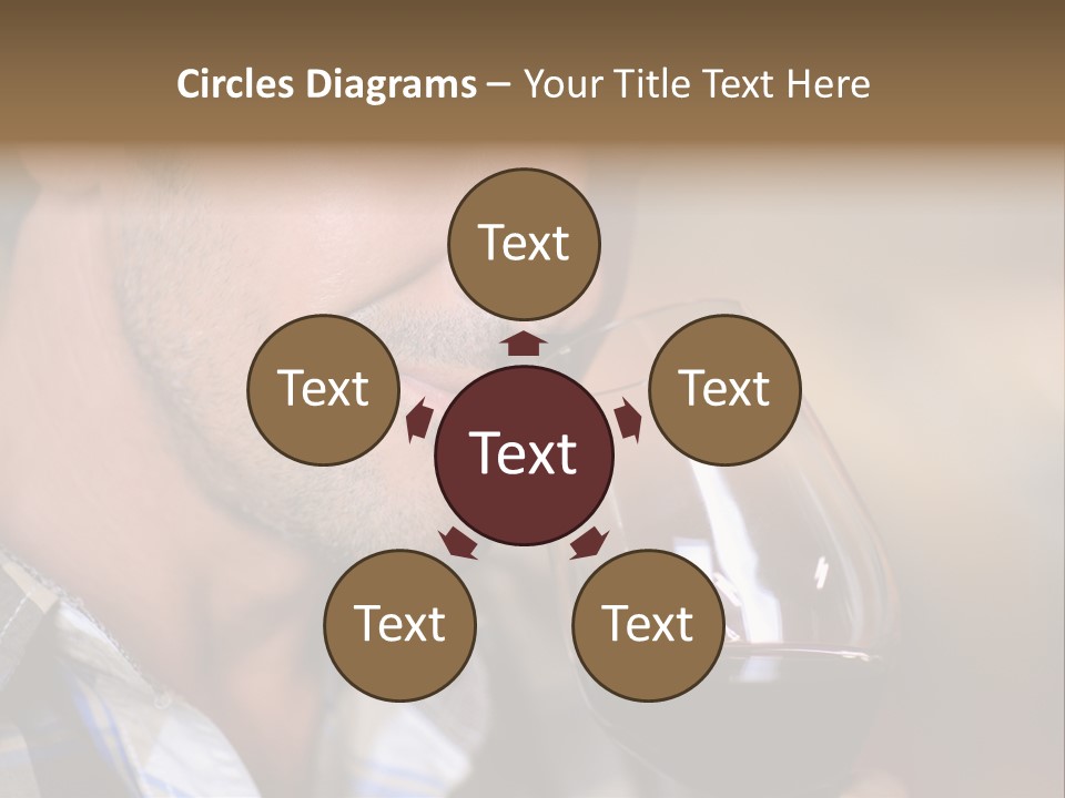 Alcohol Red Wine France PowerPoint Template