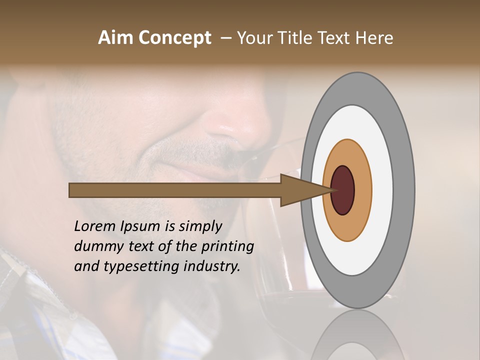 Alcohol Red Wine France PowerPoint Template