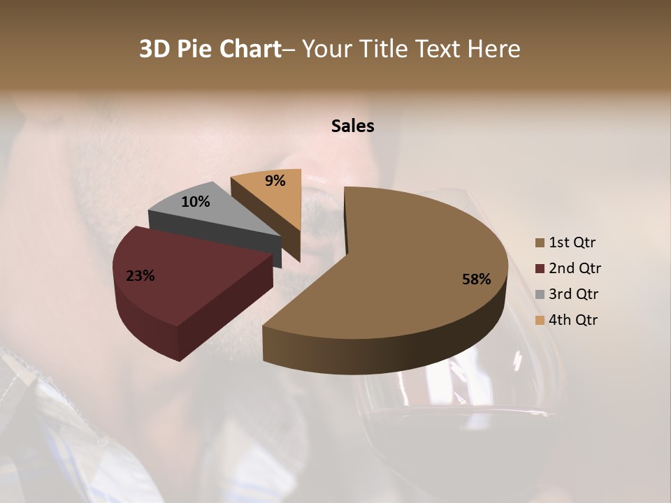 Alcohol Red Wine France PowerPoint Template