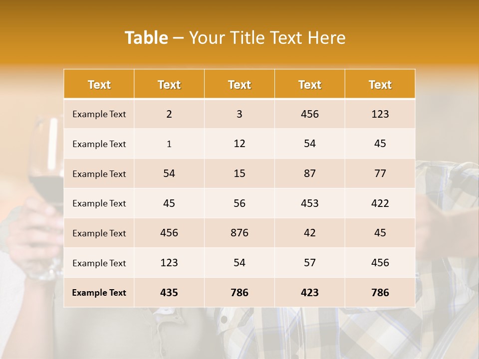 Controlling Taste Beverage PowerPoint Template