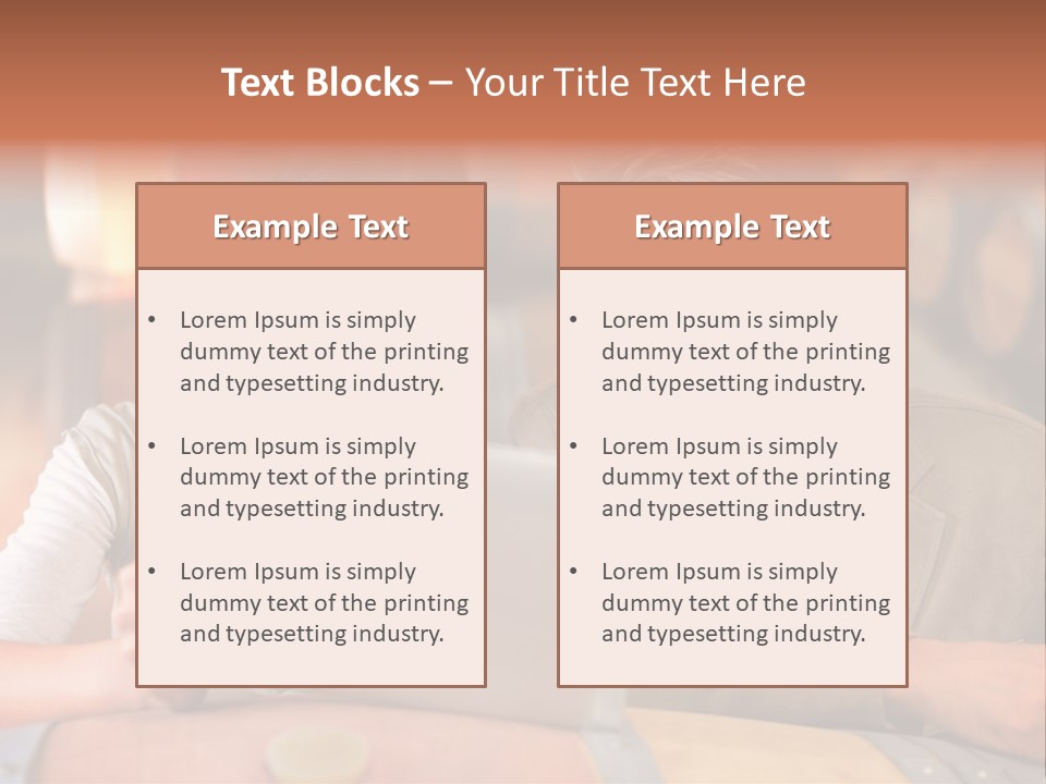 Control Stationary Bordeaux PowerPoint Template