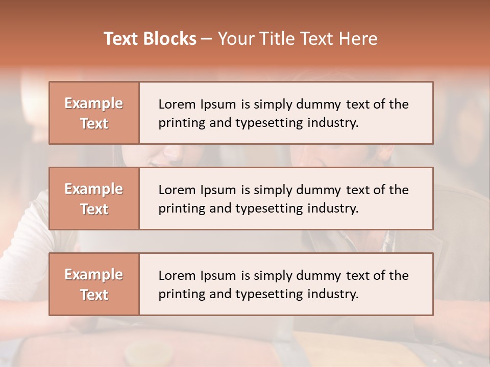 Control Stationary Bordeaux PowerPoint Template