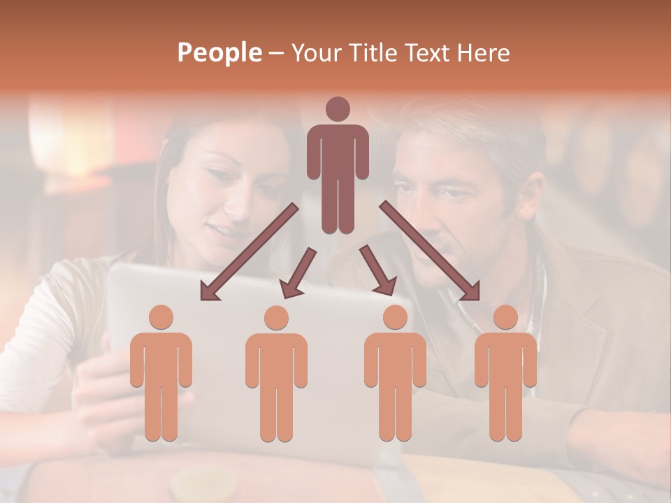 Control Stationary Bordeaux PowerPoint Template