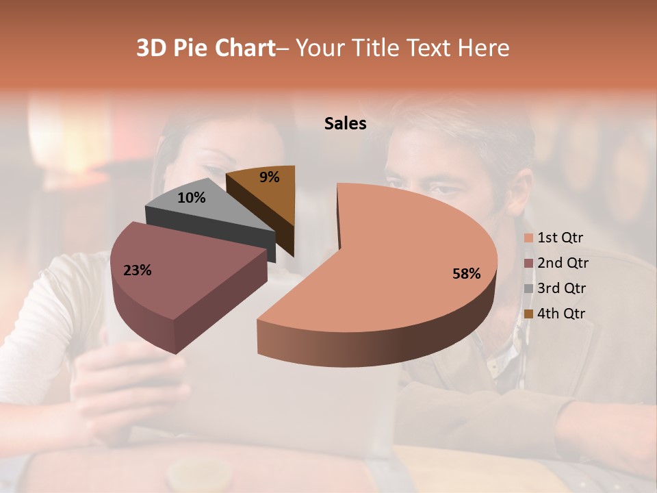 Control Stationary Bordeaux PowerPoint Template