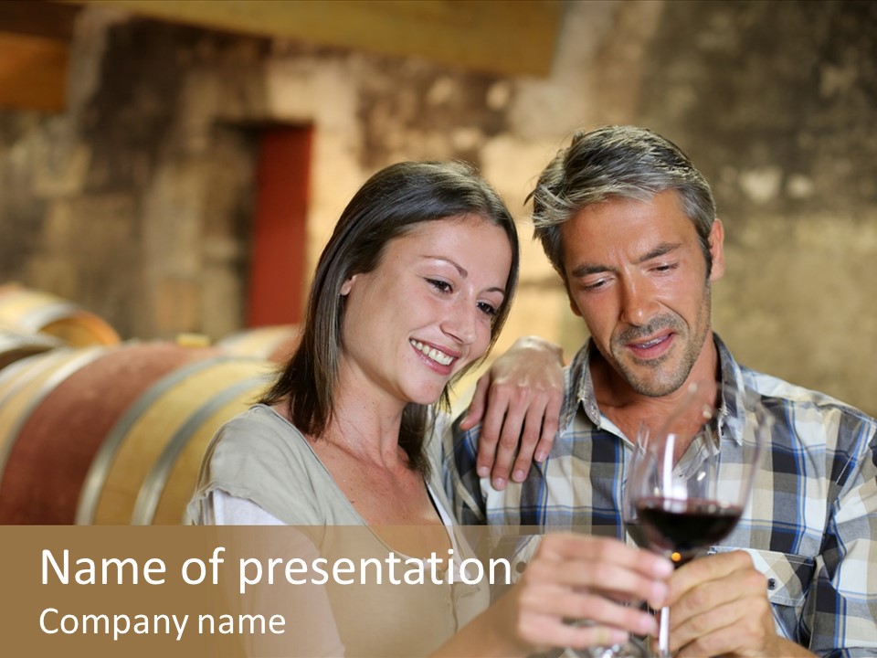 Beverage Taste Winery PowerPoint Template