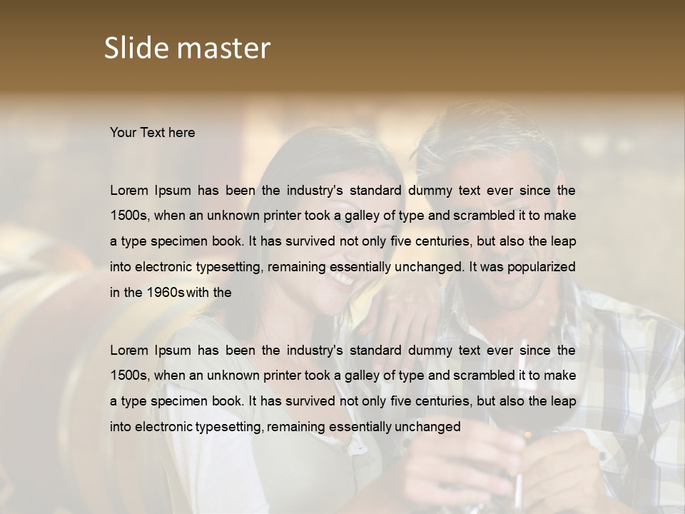 Beverage Taste Winery PowerPoint Template