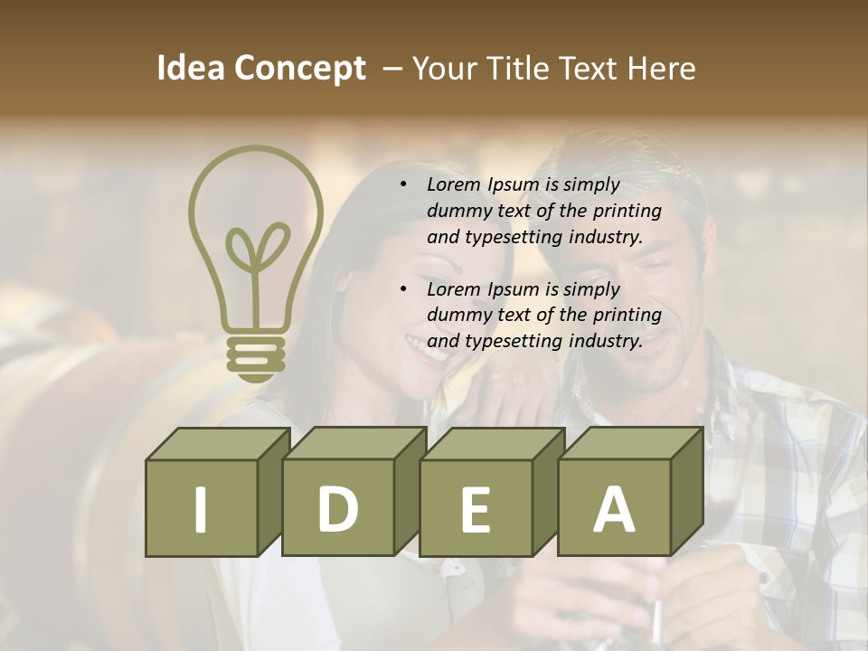 Beverage Taste Winery PowerPoint Template