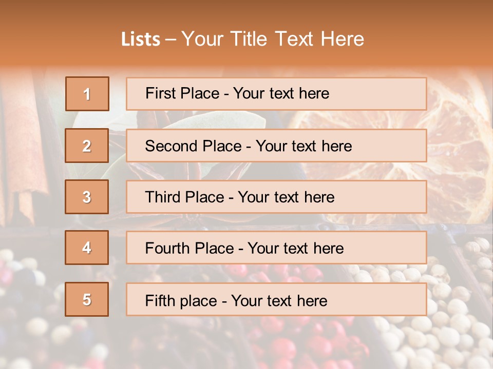 Chili Aromatisieren Gew PowerPoint Template