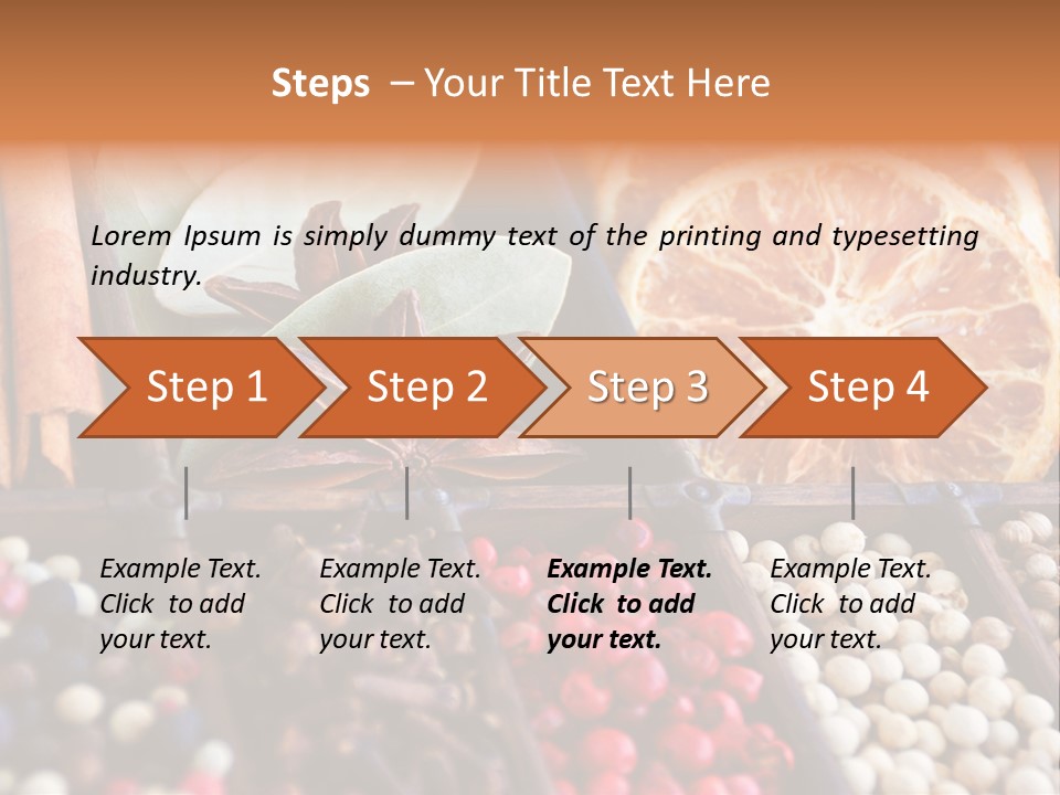Chili Aromatisieren Gew PowerPoint Template