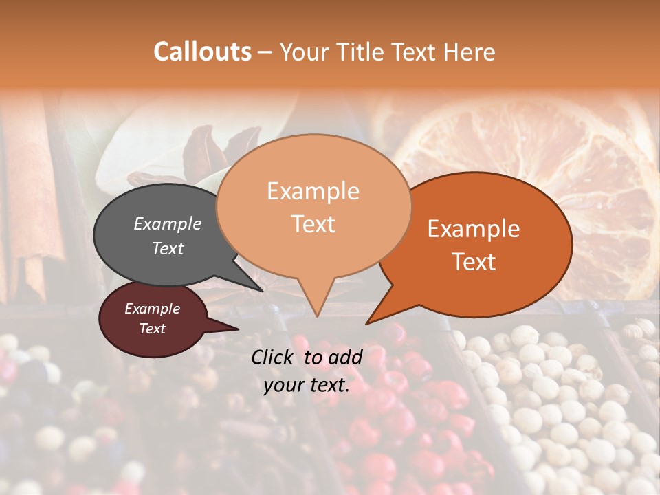 Chili Aromatisieren Gew PowerPoint Template