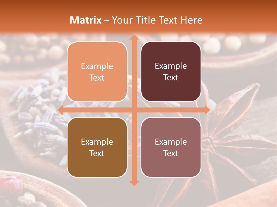 Aromastoffe Wohlbefinden Kochen PowerPoint Template