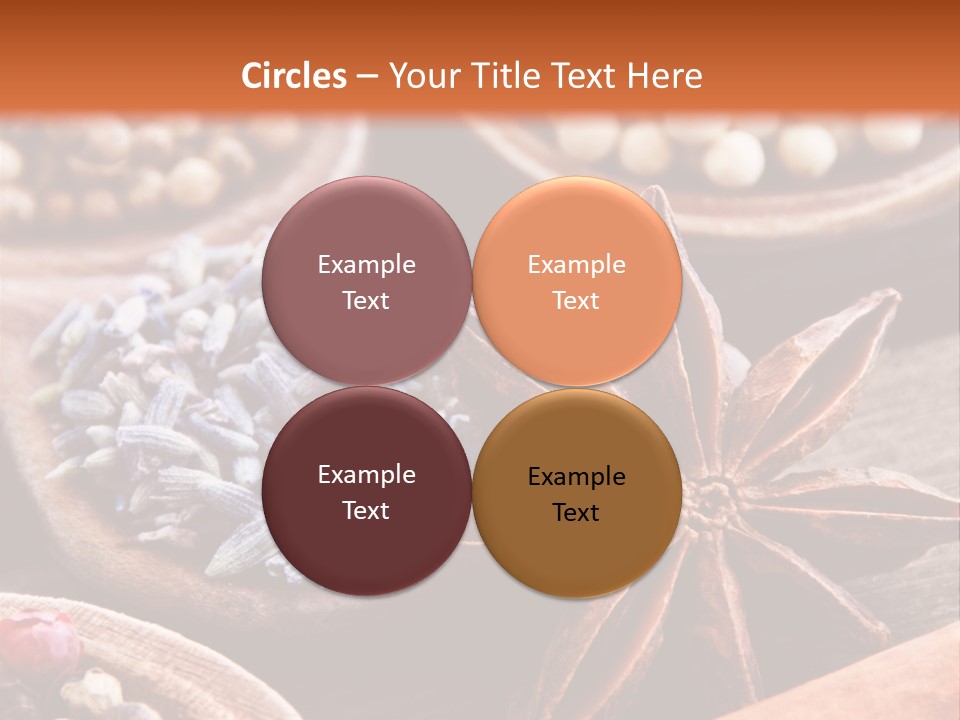 Aromastoffe Wohlbefinden Kochen PowerPoint Template