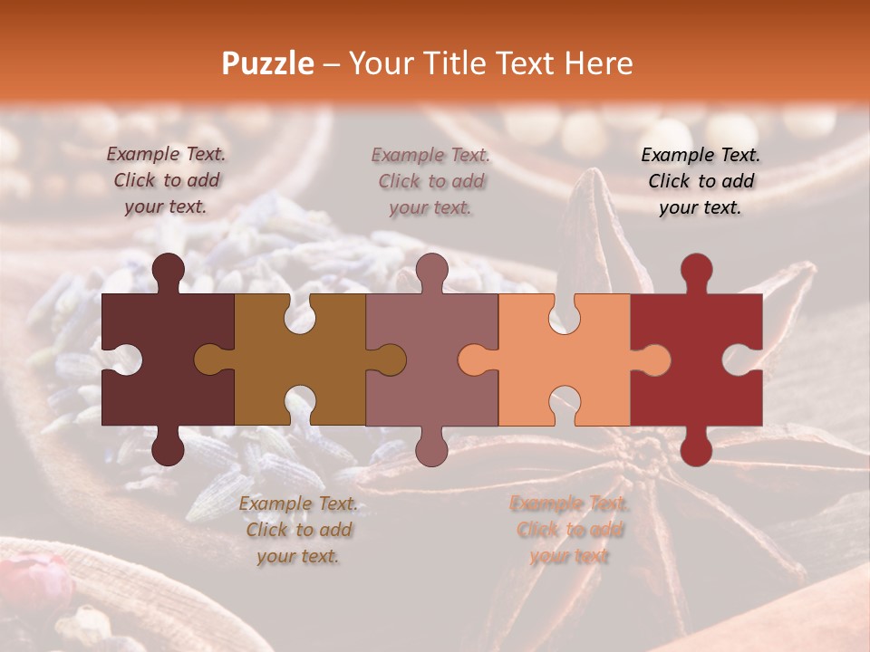 Aromastoffe Wohlbefinden Kochen PowerPoint Template