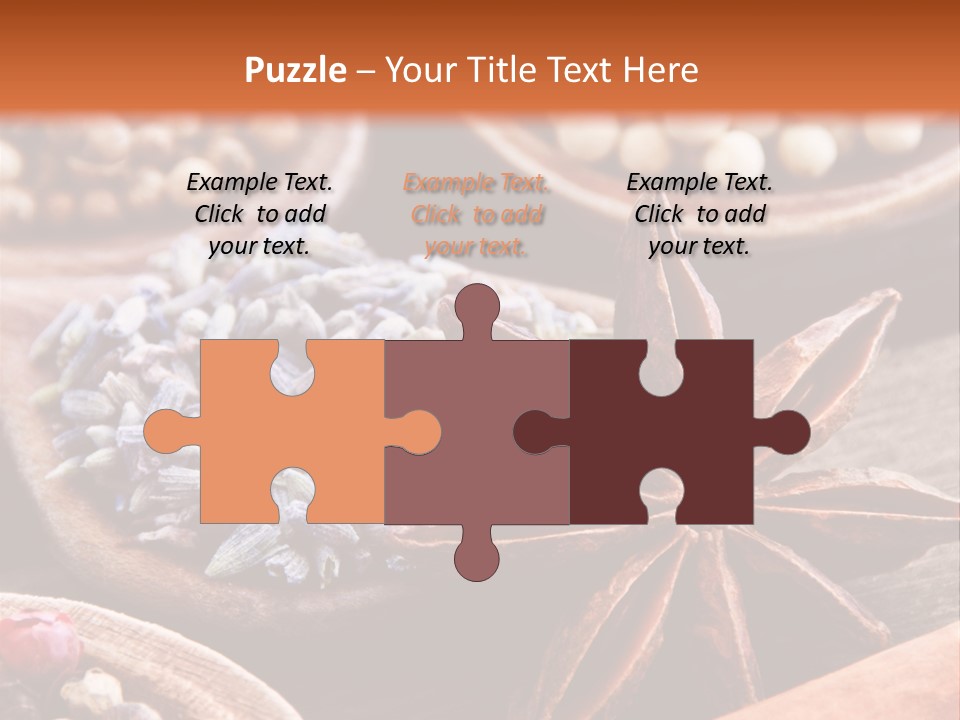 Aromastoffe Wohlbefinden Kochen PowerPoint Template