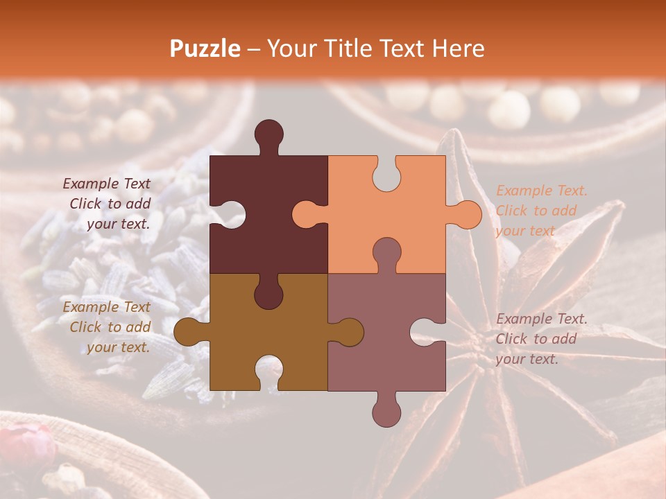 Aromastoffe Wohlbefinden Kochen PowerPoint Template