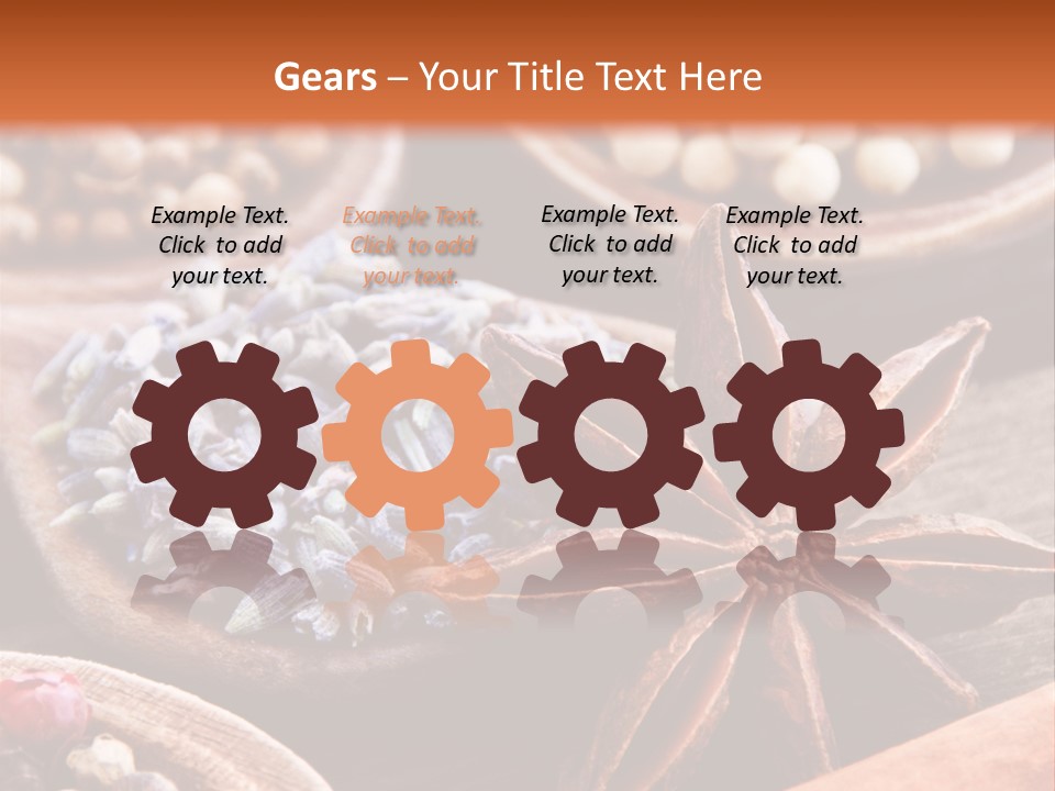 Aromastoffe Wohlbefinden Kochen PowerPoint Template