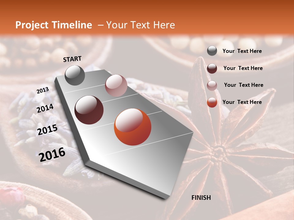Aromastoffe Wohlbefinden Kochen PowerPoint Template
