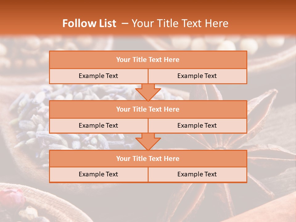 Aromastoffe Wohlbefinden Kochen PowerPoint Template