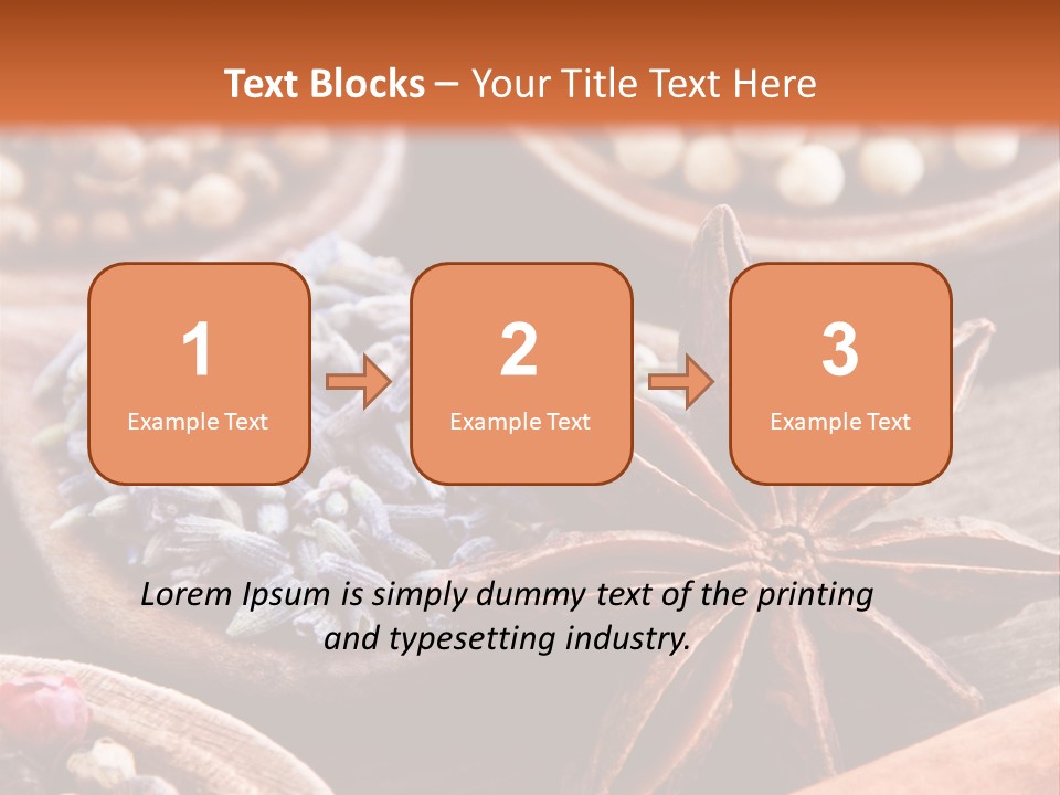Aromastoffe Wohlbefinden Kochen PowerPoint Template