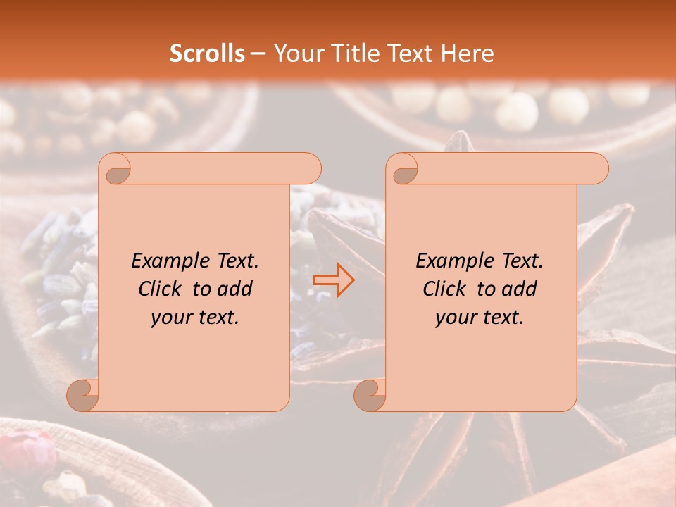 Aromastoffe Wohlbefinden Kochen PowerPoint Template