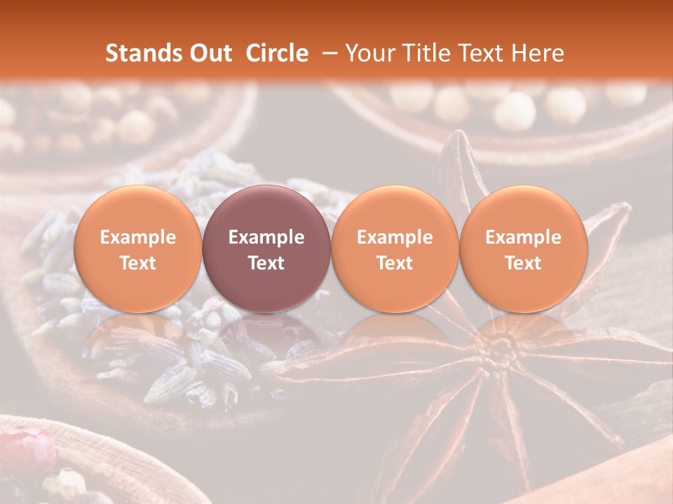 Aromastoffe Wohlbefinden Kochen PowerPoint Template