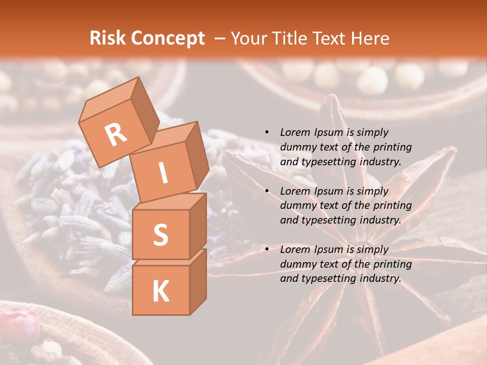 Aromastoffe Wohlbefinden Kochen PowerPoint Template