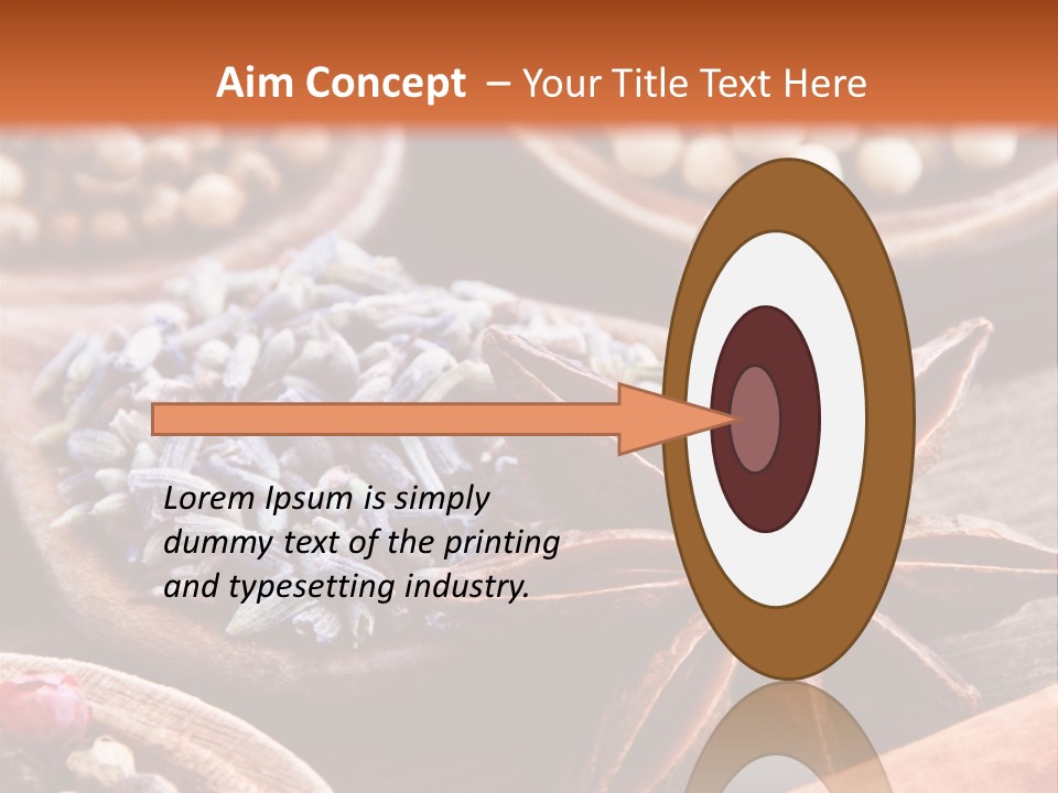 Aromastoffe Wohlbefinden Kochen PowerPoint Template