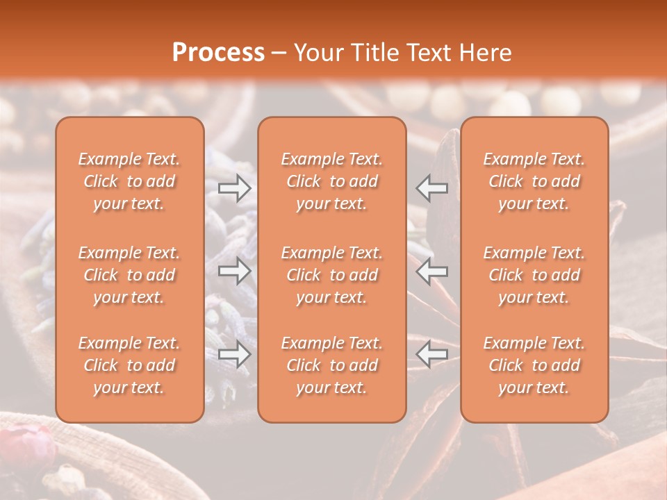 Aromastoffe Wohlbefinden Kochen PowerPoint Template