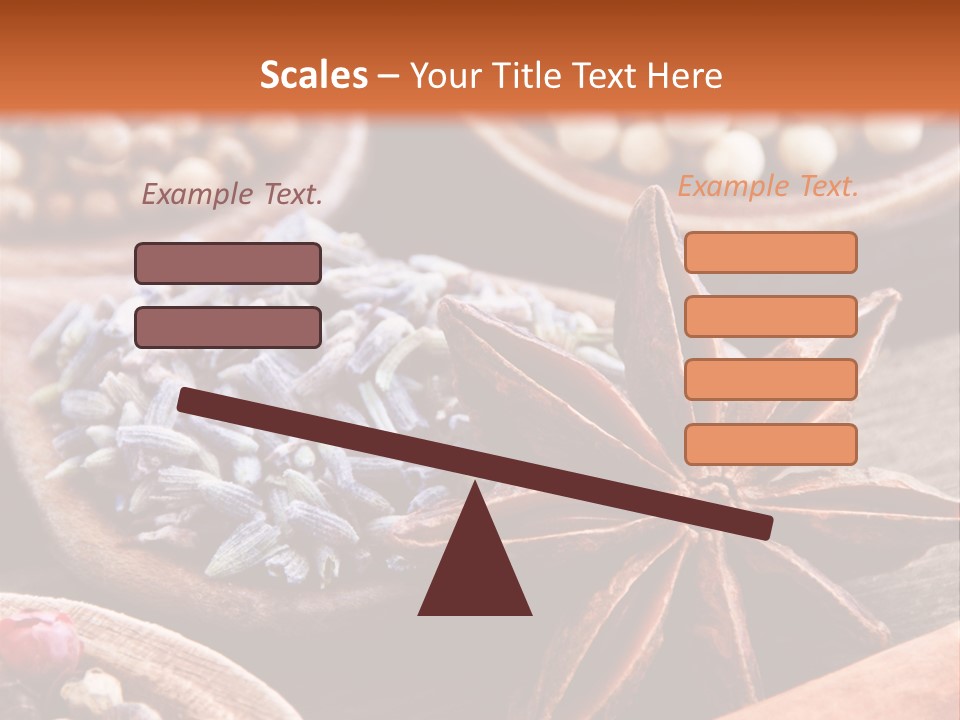 Aromastoffe Wohlbefinden Kochen PowerPoint Template