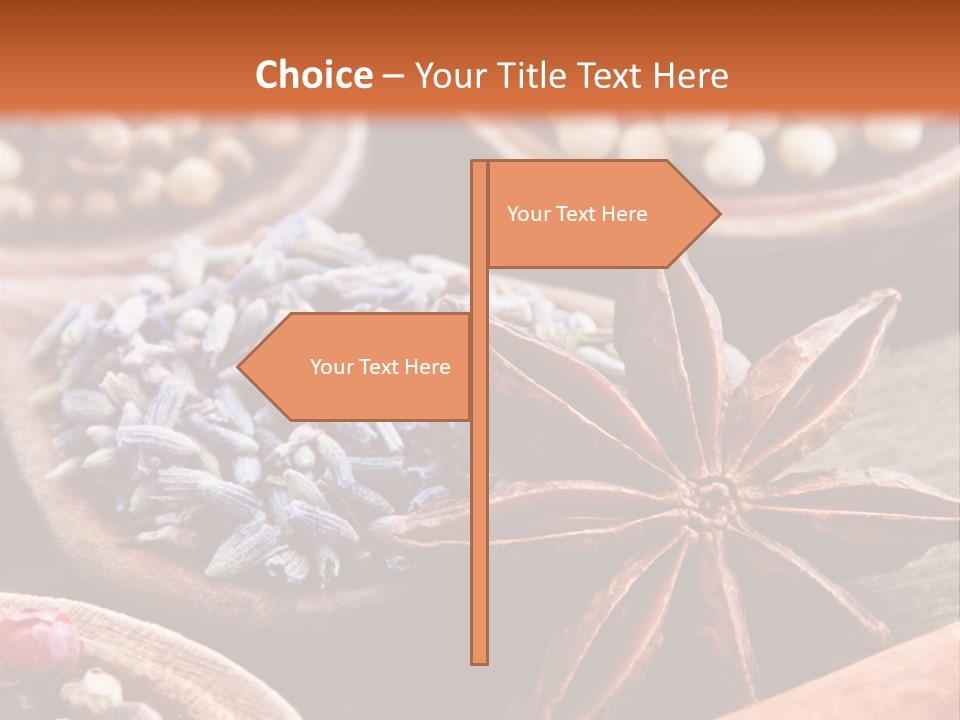 Aromastoffe Wohlbefinden Kochen PowerPoint Template