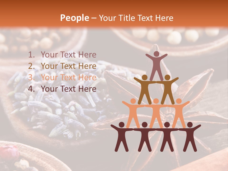 Aromastoffe Wohlbefinden Kochen PowerPoint Template