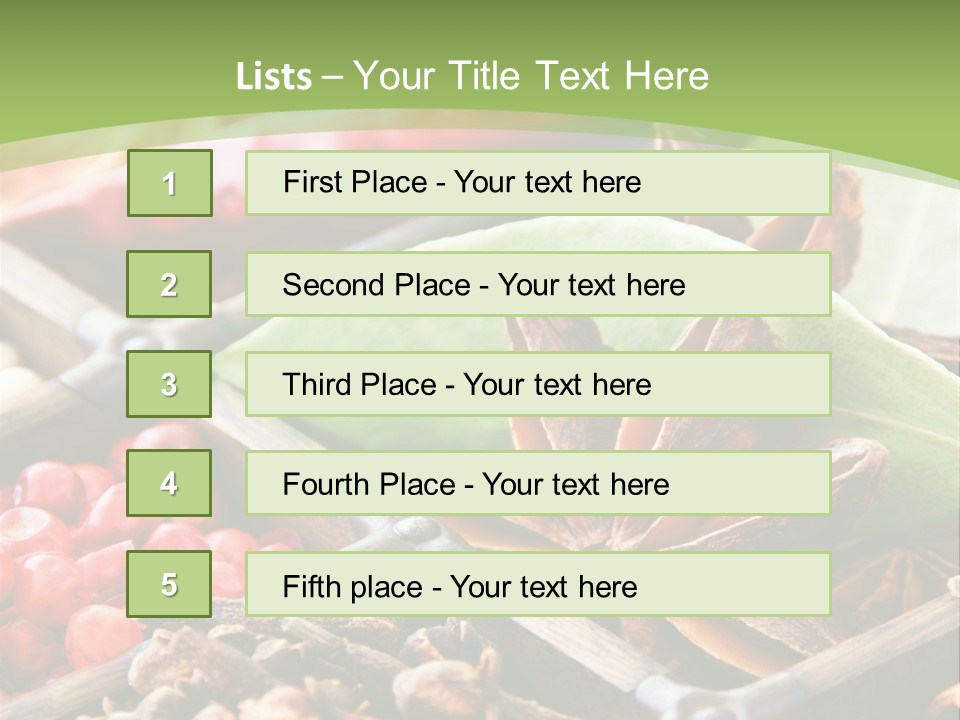 Mischung Hom Holz PowerPoint Template
