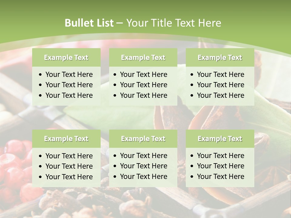 Mischung Hom Holz PowerPoint Template