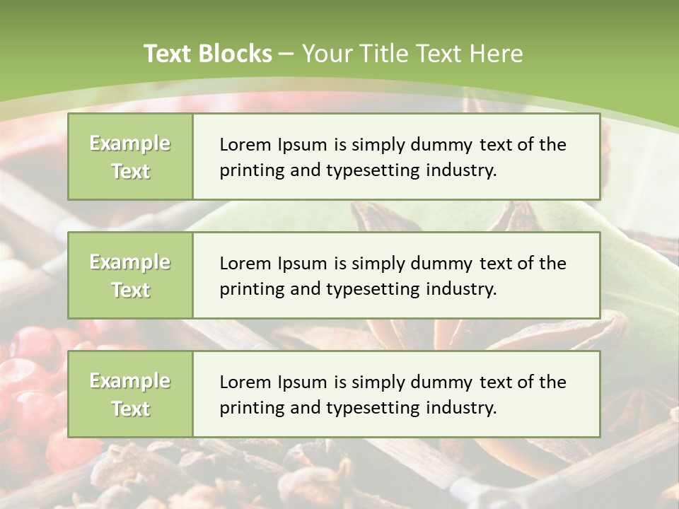Mischung Hom Holz PowerPoint Template