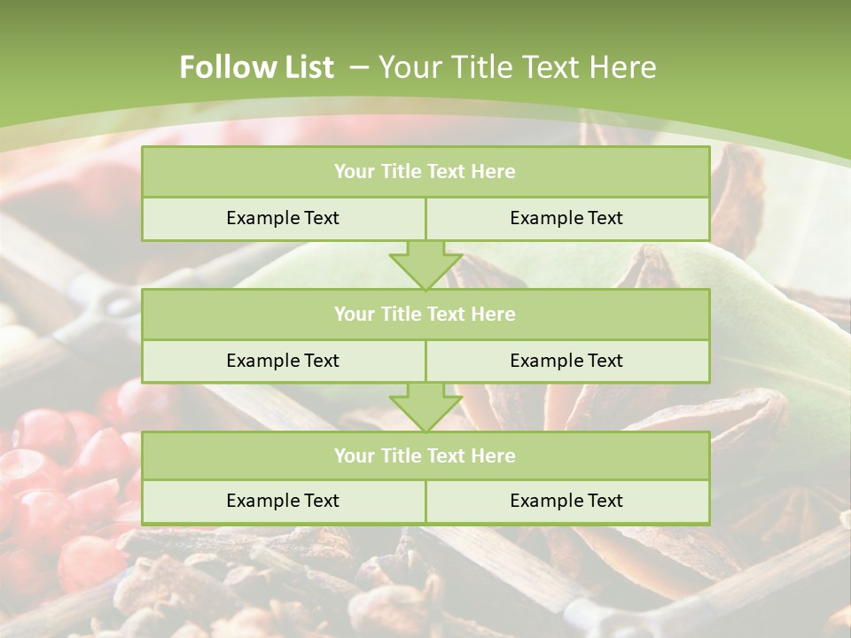Mischung Hom Holz PowerPoint Template