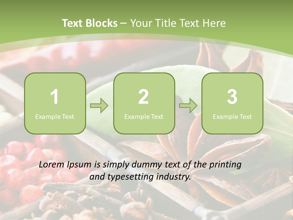 Mischung Hom Holz PowerPoint Template