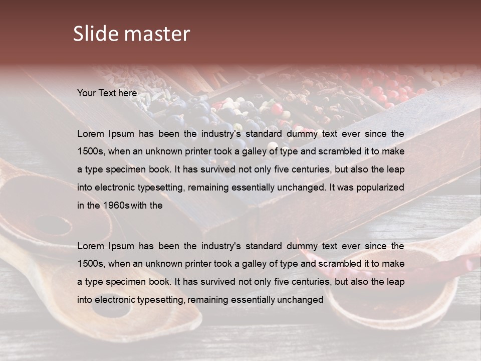 Pfefferk Kochen Naturheilkunde PowerPoint Template