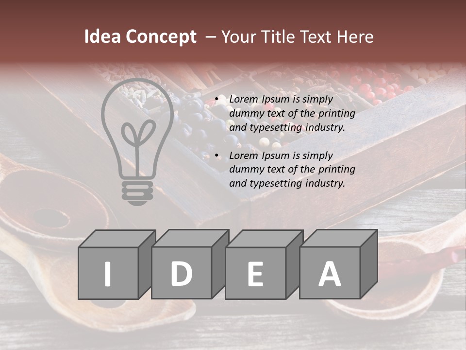 Pfefferk Kochen Naturheilkunde PowerPoint Template