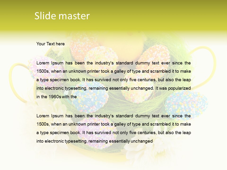 Paint Painted Decoration PowerPoint Template