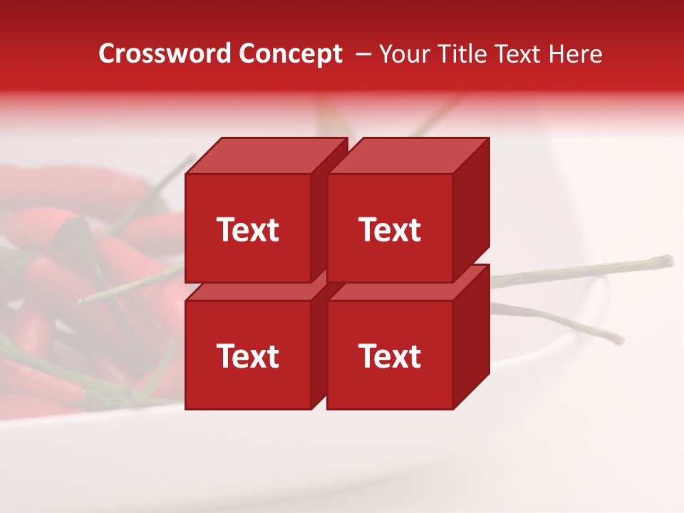 Paprika Chilis Gem PowerPoint Template