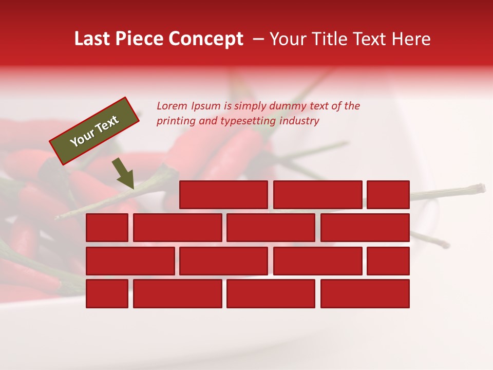 Paprika Chilis Gem PowerPoint Template